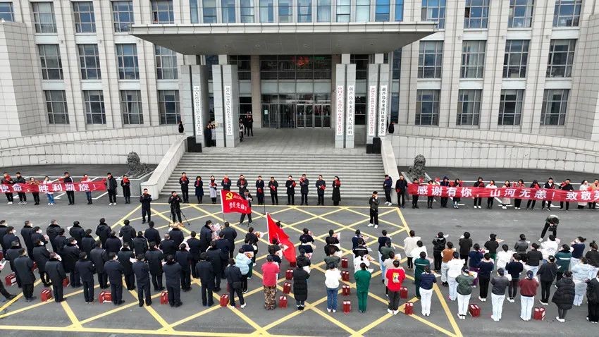 春暖花開，英雄歸來！葫蘆島市第二人民醫(yī)院支援綏中醫(yī)療隊凱旋而歸~(圖3)